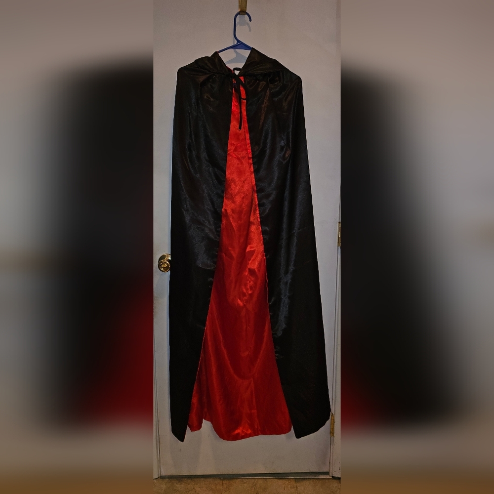 Black and Red Halloween Cape